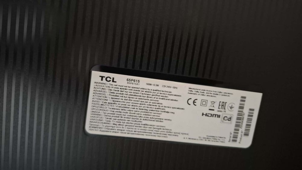 Tv  65 cali uszkodzony