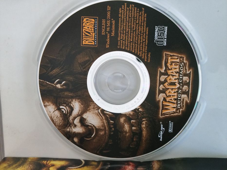 Coleção Jogos WarCraft 3 REIGN OF CHAOS e expansão FROZEN THRONE
