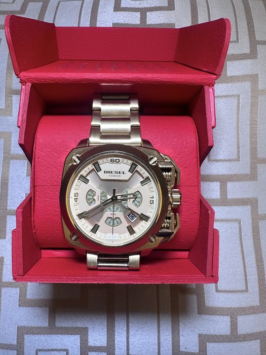 Zegarek męski Diesel DZ7450 Diesel BAMF Chronograph Gold-Tone
