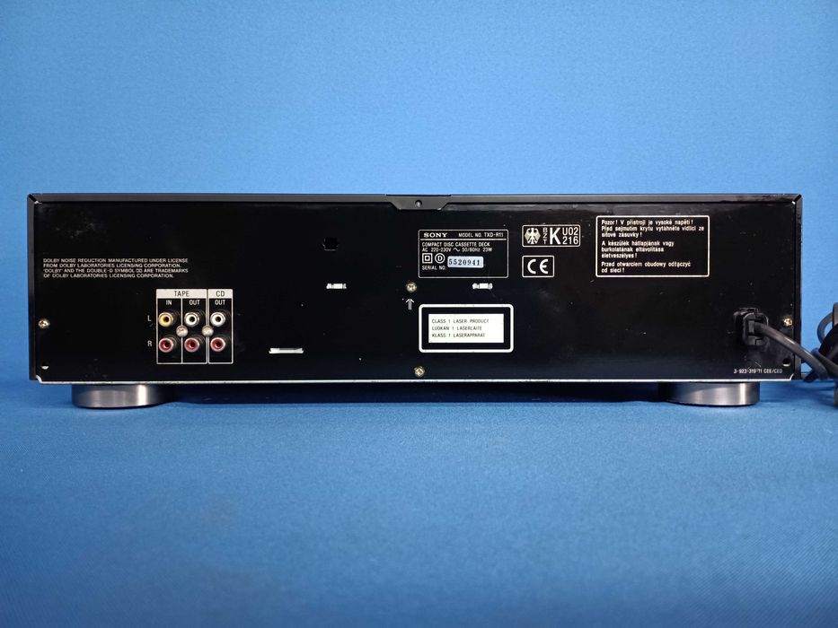 leitor cds e cassetes SONY TXD-R11