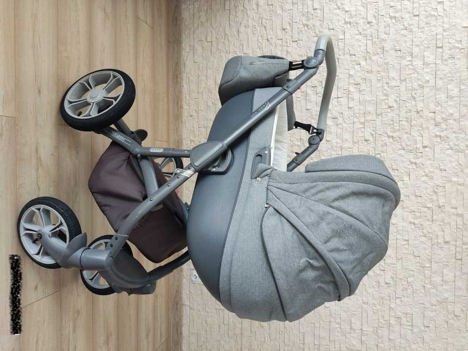 Wózek dziecięcy 2w1 ROAN Bass Soft + śpiworek + parasolka.