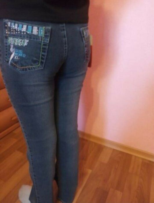Джинсы клёш для девочек