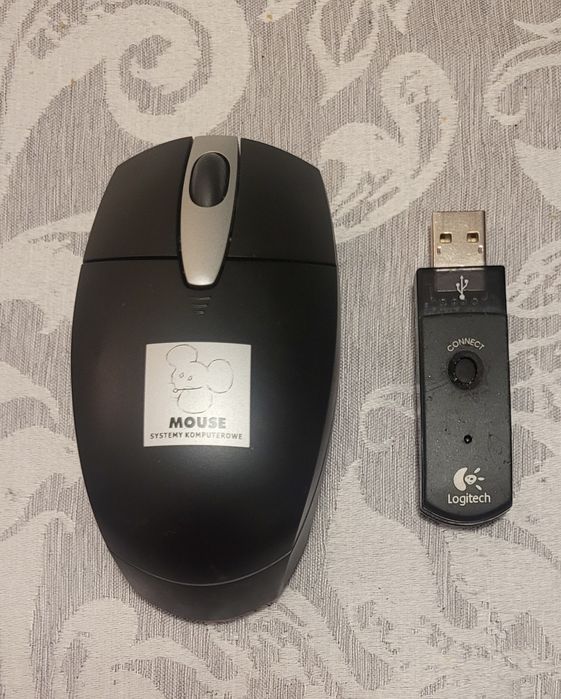 Mysz optyczna bezprzewodowa Logitech NX60  i odbiornik USB Logitech