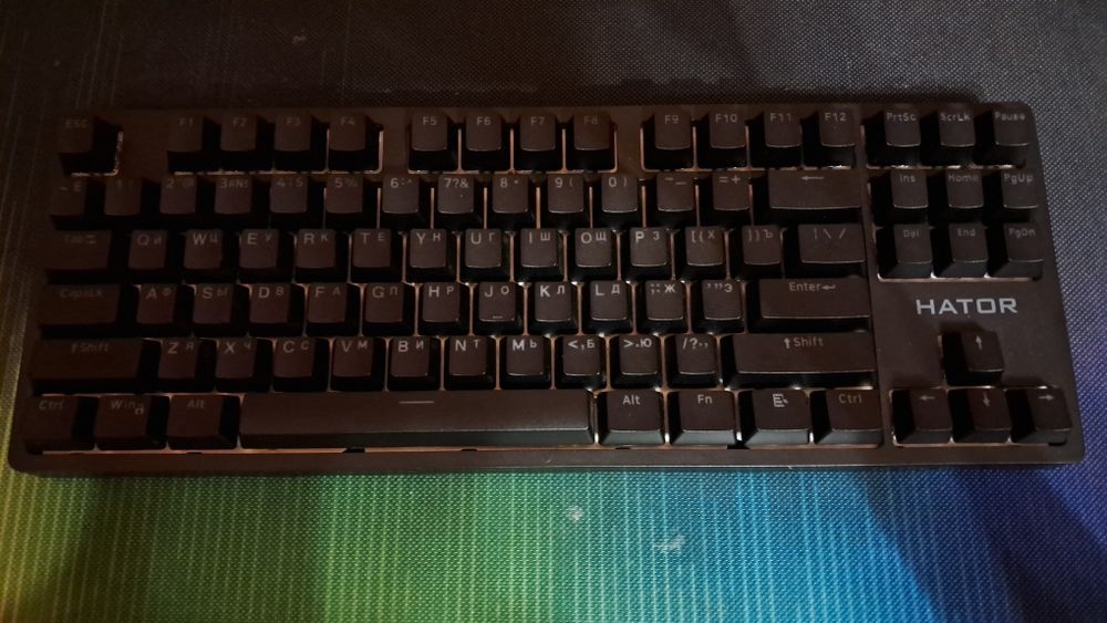 Клавиатура Hator Rockfall Mecha TKL 2 Orange