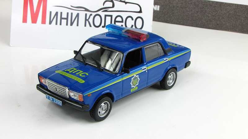 ВАЗ 2107 Милиция Украины (1995) - игрушка от DeAgostini - Автолегенды