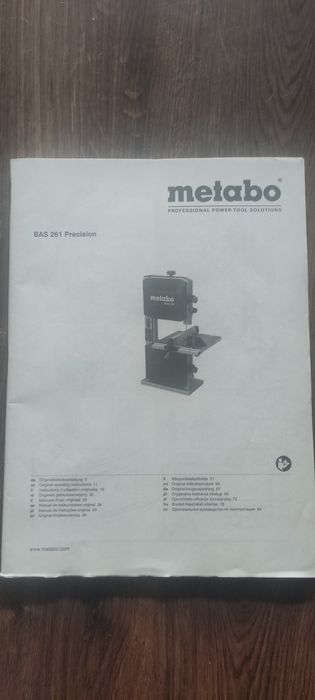 Piła taśmowa Metabo bas 261