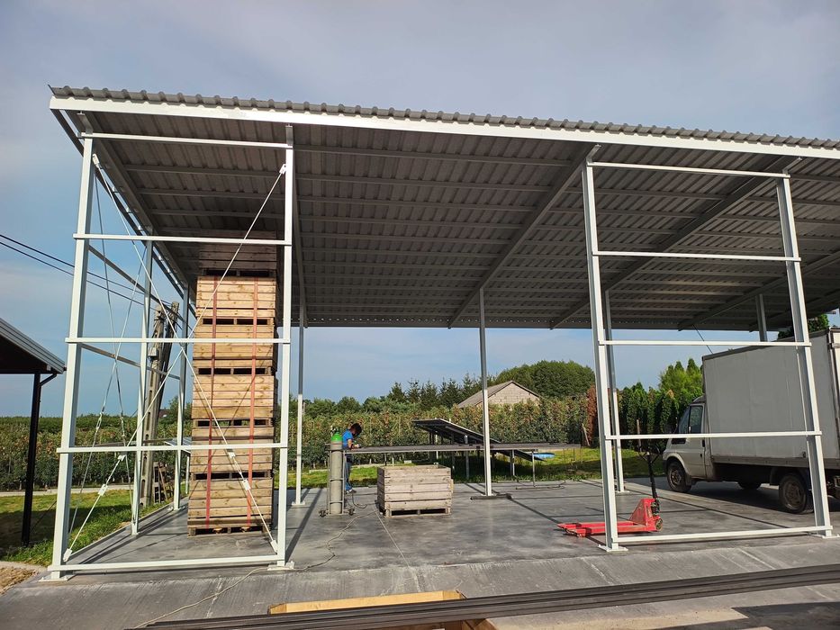 wiata rolnicza magazyn zadaszenie garaż 18x10x5