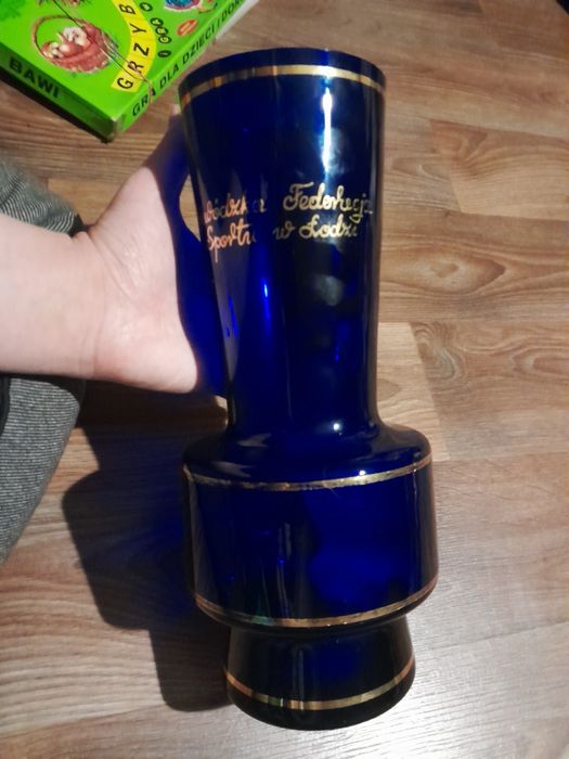 Wazon szklany hortensja