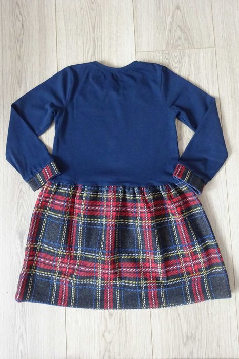 Sukienka bawełniana z zajączkiem r. 116