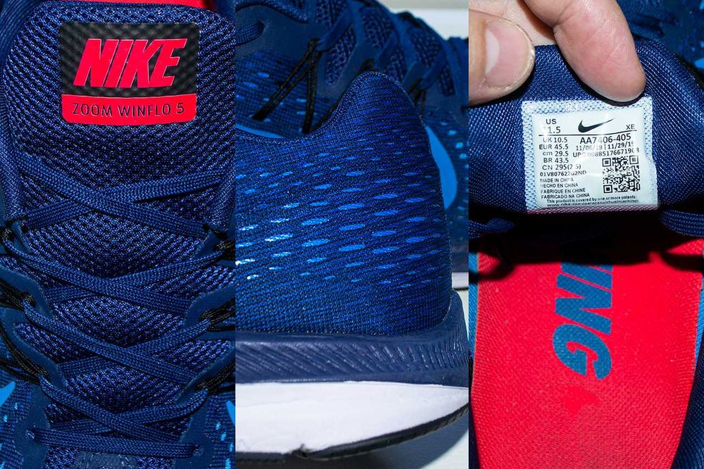 ‼️Кросівки бігові Nike Zoom Winflo 5 AA7406-405 SL Blue 44 р оригінал