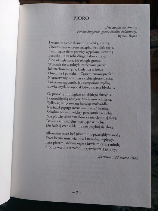 Cyprian Kamil Norwid  Wybór poezji