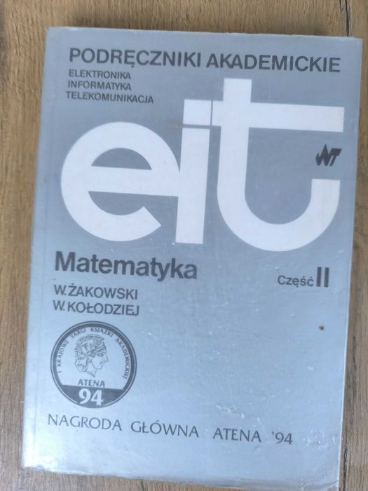 Podręczniki Akademickie Matematyka Część 2 W. Żakowski G. Decewicz