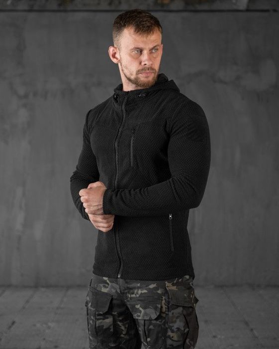 Фліска тактична sota black / кофта тактическая сота черная