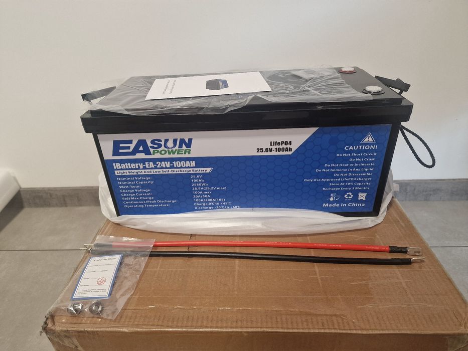 Батарея (акумулятор) Lifepo4 24v 100ah (Easun)