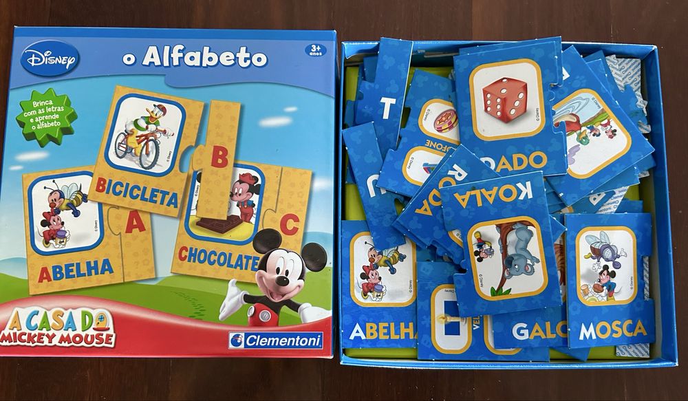 Jogo alfabeto - casa do mickey mouse