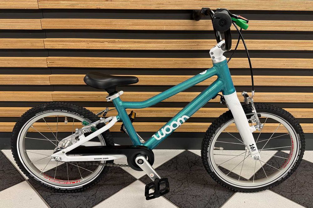Rower dziecięcy woom 3 GO turkusowy NOWY - rowery woom KRAKÓW