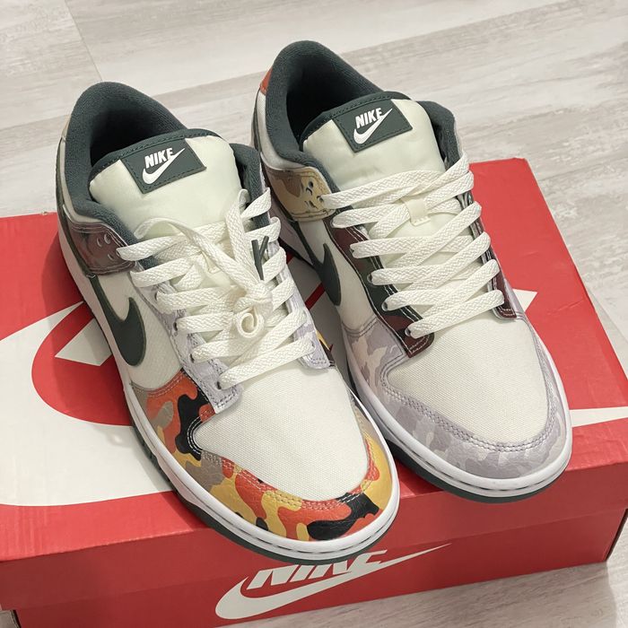 Nike Dunk Low SE ‘Sail Multi-Camo’ EU43