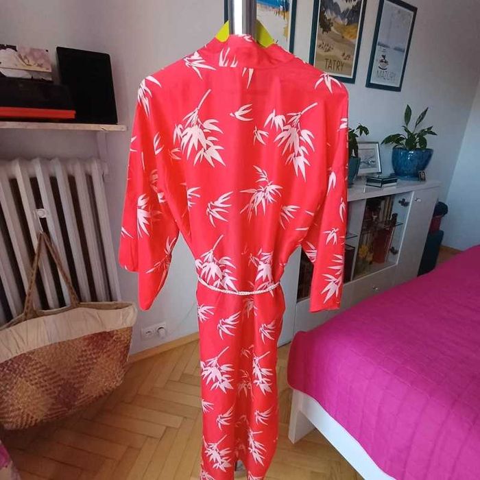 Szlafrok kimono jedwab.