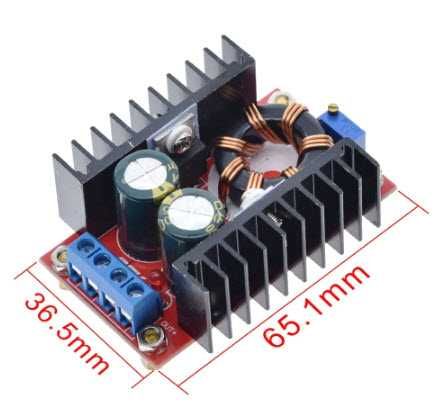 Повышающий преобразователь модуль DC-DC 150w 10A Step Up конвертер
