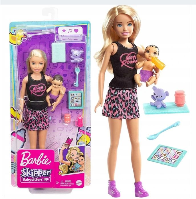 Lalka Barbie opiekunka Skipper