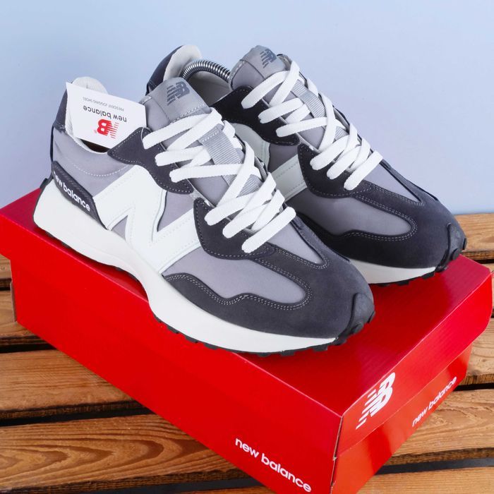 (1767) Чоловічі Кросівки New Balance 327 графіт (41-44) нб nb