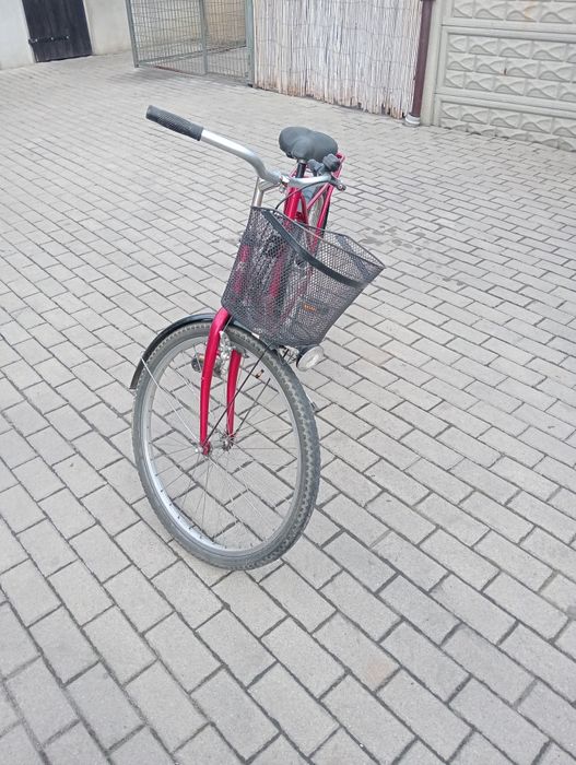 Rower damski czerwony