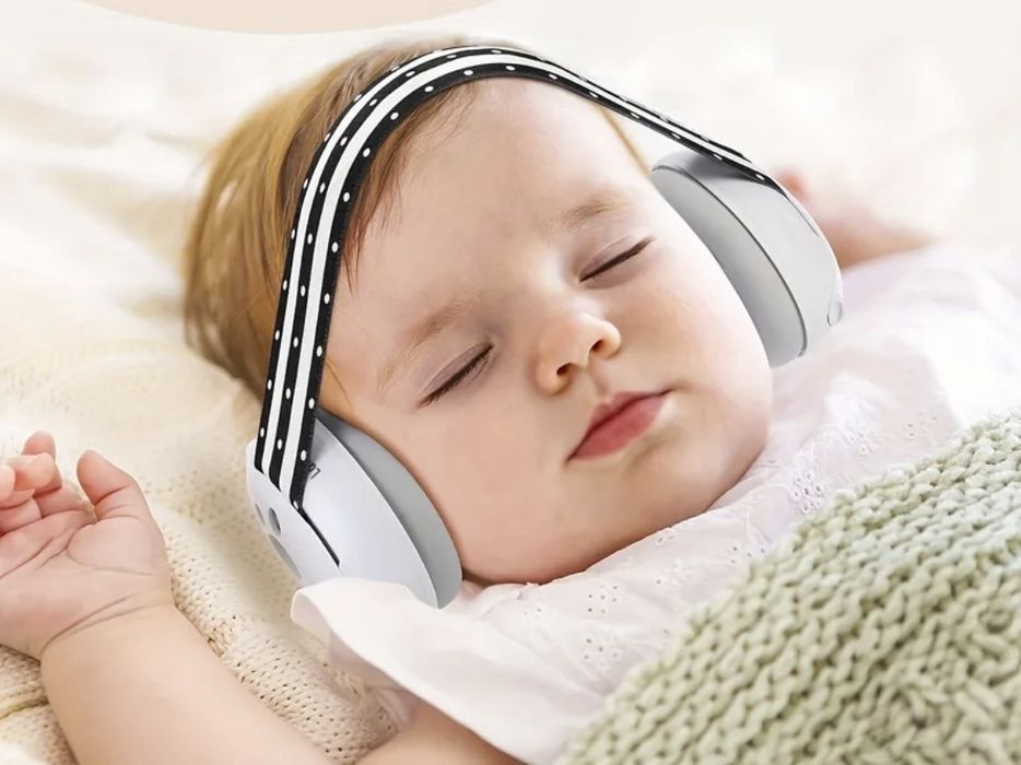 Нові дитячі навушники для сну / захисту від шуму (нові, голубий колір)