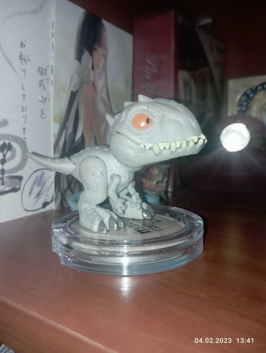 Игрушка динозаврик из пластика, Германия.