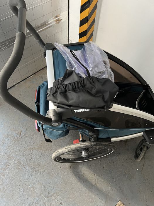 Przyczepka rowerowa Thule Chariot Cross 1 Majolica Blue