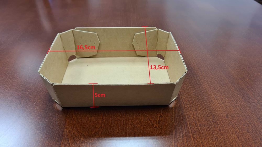 Kartonowe Tacki Kartoniki Pojemniki na owoce warzywa