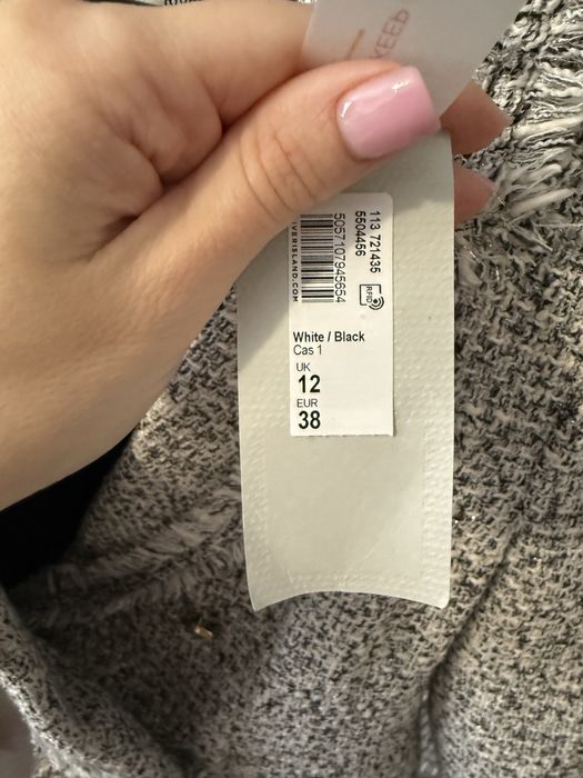 Стильний новий твідовий піджак жакет River Island піджак з гудзиками