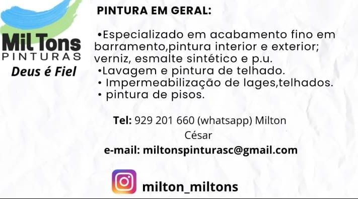 Pinturas  em geral
