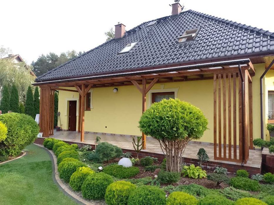 Wiaty, pergole, tarasy, place zabaw