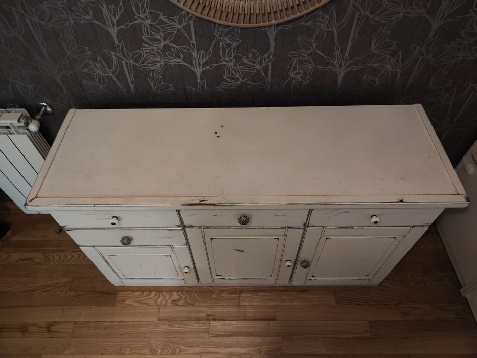 Movel de entrada antigo em madeira