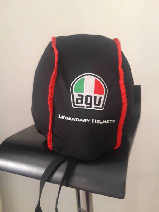 Capacet AGV t-2 shade em Carbono xxs