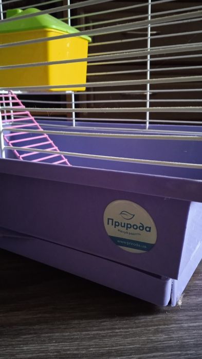 Клітка для гризунів "ПРИРОДА" 3 ярусна