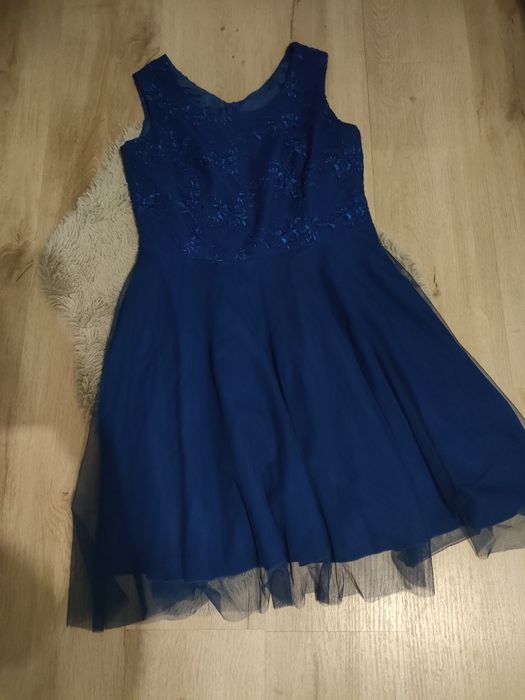 Sukienka damska granatowa