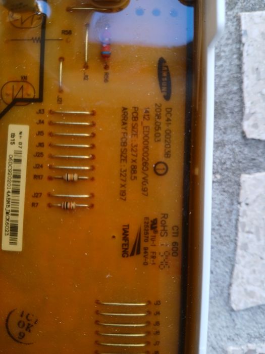 Placa maq lavar roupa Samsung DC94-07386A