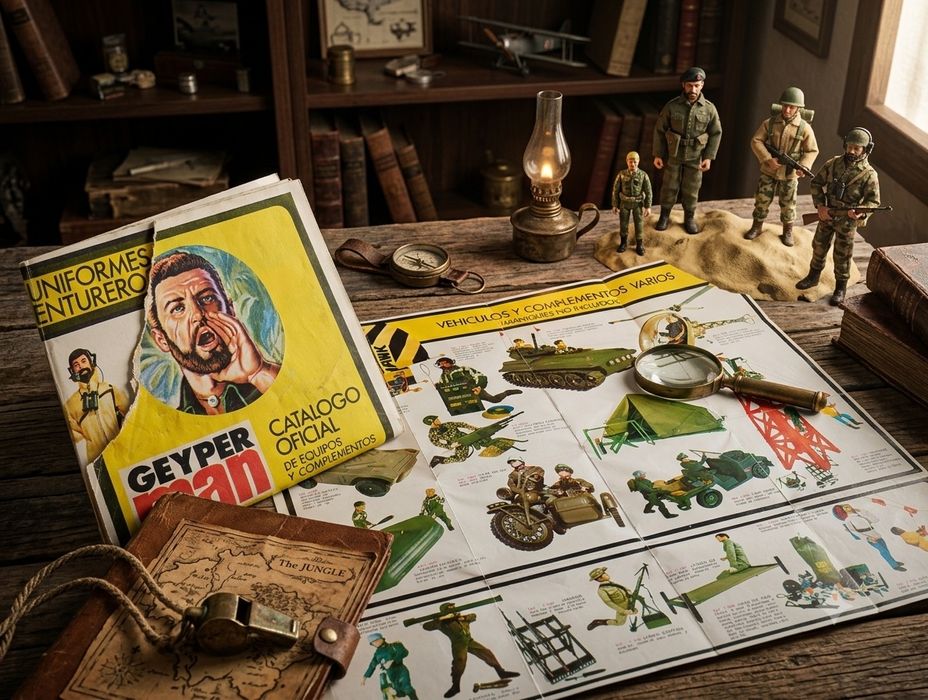 Catálogo Oficial Vintage Geyper Man (Anos 70/80) - Raridade / Colecionismo