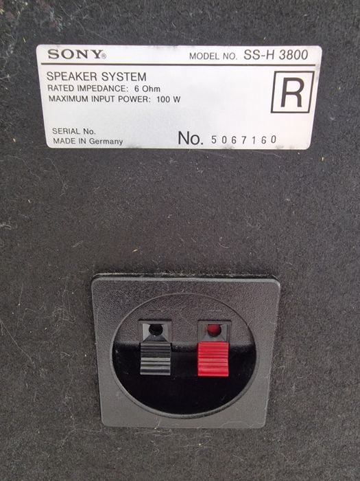 Colunas de som Sony SS-H 3800 Sound System