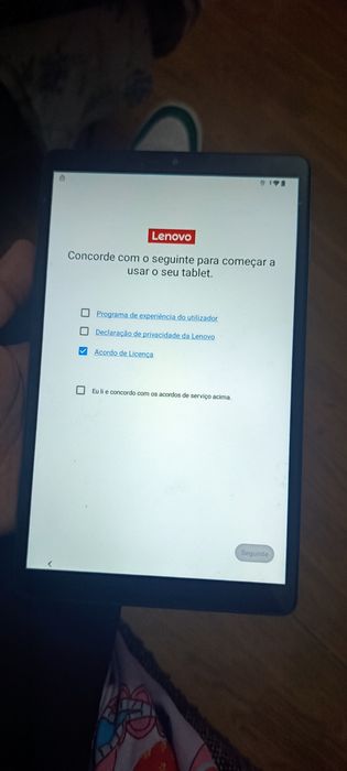 Tablet com pouco uso como se pode ver Lenovo