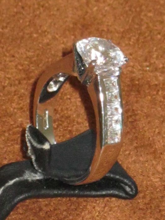 Anel Prata Maciça de Lei 925`/.. C/Contraste