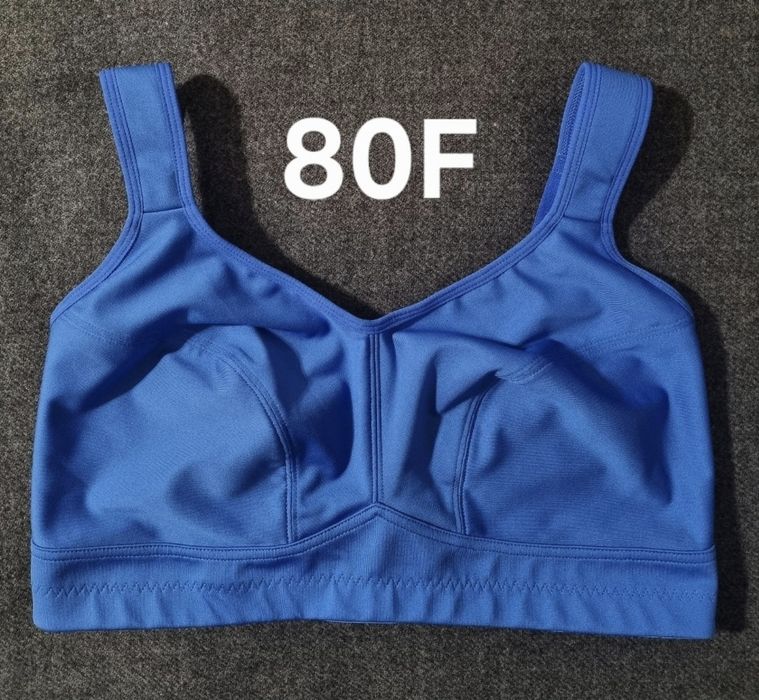 80F BPC kobaltowy biustonosz sportowy