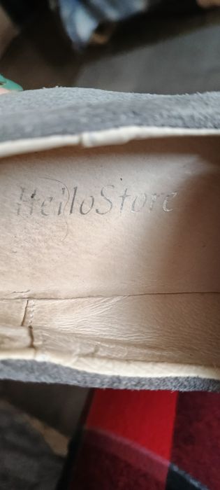 Замшеві лофери бренду HELLOSTORE SHOES. 38 розмір