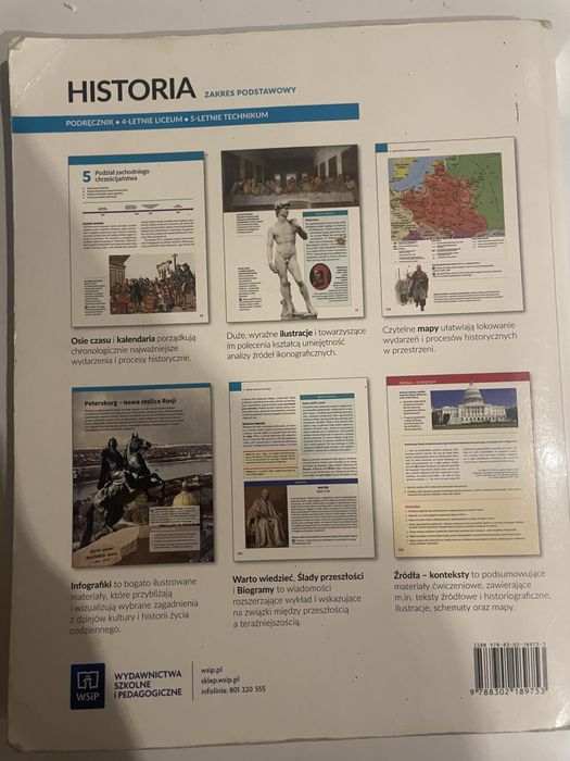 Sprzedam ksiazke od histori 2 stan sredni z tylu posklejane strony