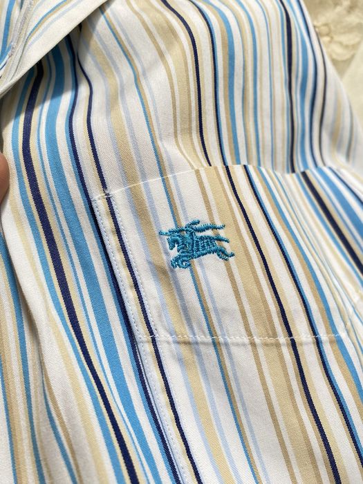 Camisa de riscas Original Burberry London - tamanho L / 4