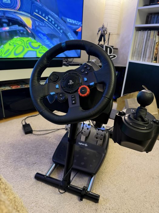 Logitech G29 + стійка + КПП | Повний комплект для симрейсингу