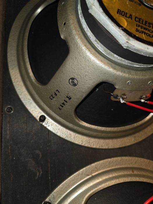 Celestion 1973 g12s-20 greenback- kolumna 4x12 crate jak marshall