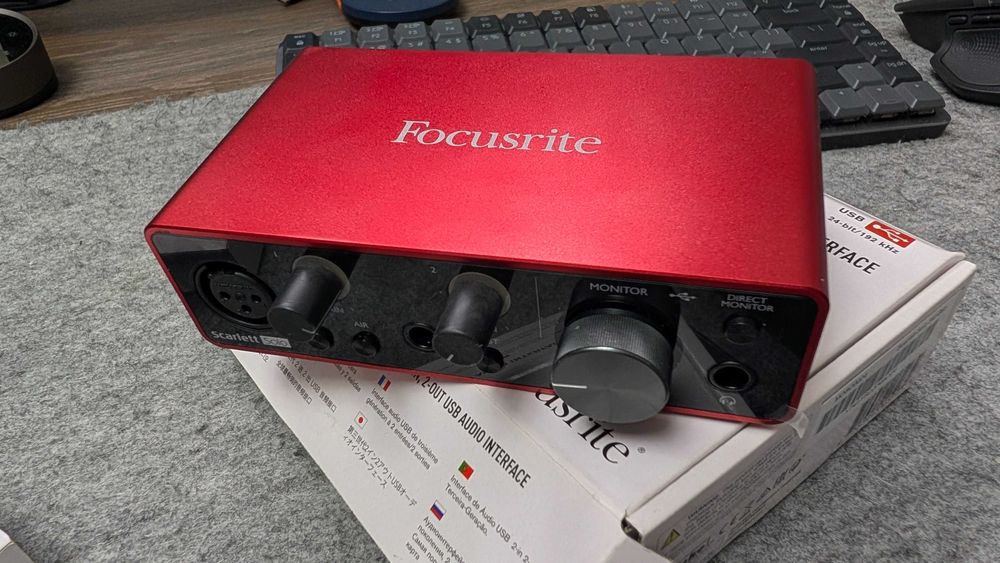 Focusrite Scarlett Solo 3rd Gen | Interfejs Audio | Stan Idealny, Komplet Air
