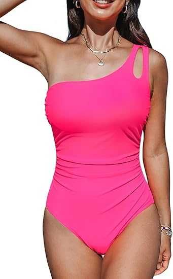 NOWY DAMSKI STRÓJ KĄPIELOWY KOSTIUM jednoczęściowy na jedno ramię M